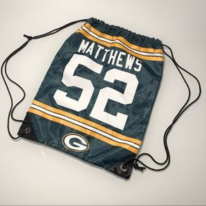 Packers Clay Matthews #52 Draw String Bag